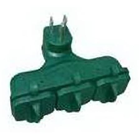 Virtual KAB-3FLU Green 3 Outlet Heavy Duty Outdoor Adapter VI583580